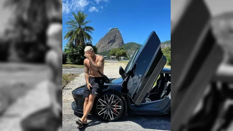 Rapper Filipe Ret teve o carro apreendido durante uma blitz da Lei Seca