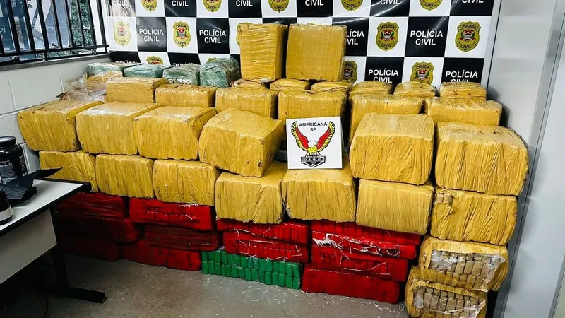 Mais de mil tijolos de maconha são apreendidos em Itirapina