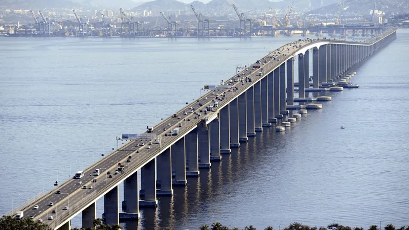 Testes no sistema 'free-flow' na Ponte Rio-Niterói devem durar 2 anos