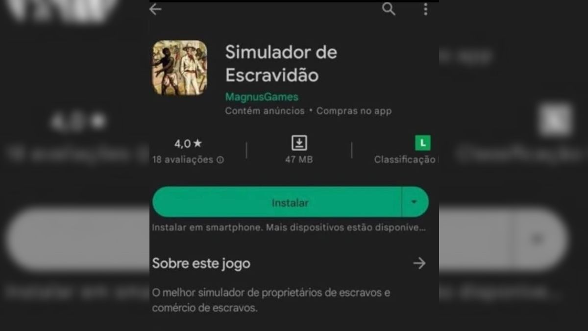 Simulador de Escravidão”: Google retira jogo do ar após denúncias