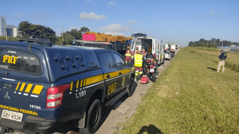 Sete acidentes acontecem nas rodovias da região na manhã desta quinta (25)