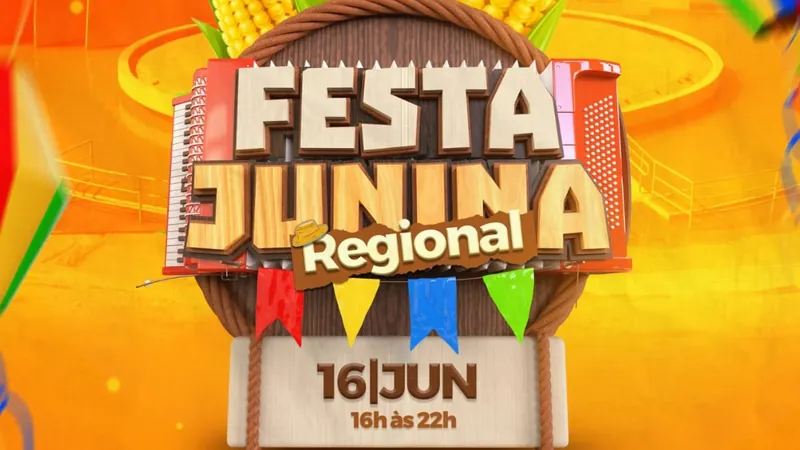 A festa será realizada no dia 16 de junho