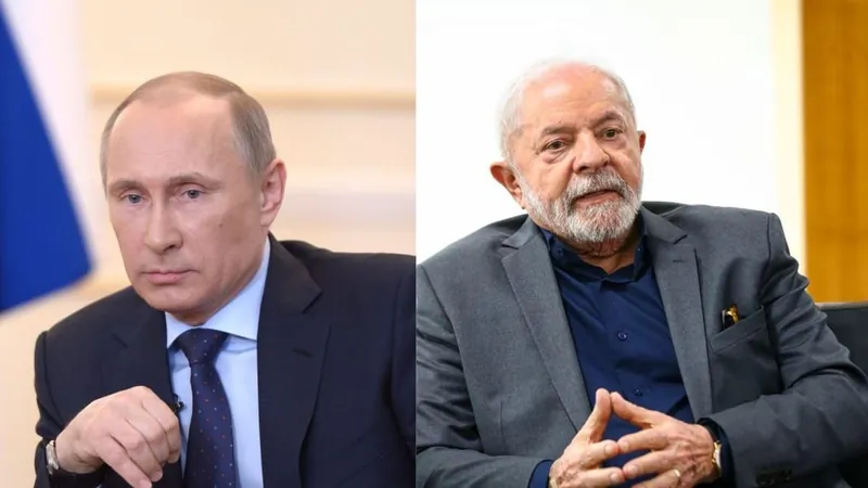 Lula recusa convite de Putin para visitar Rússia e pede conversa de paz