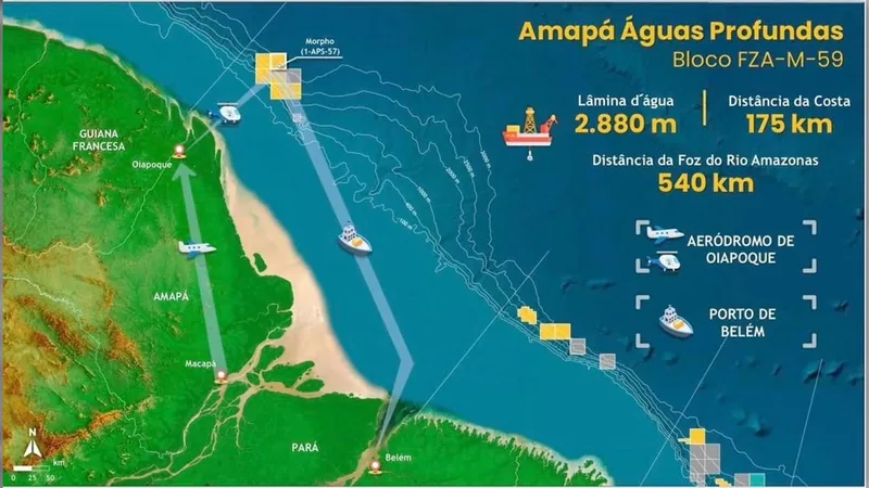 Ibama reavalia a possibilidade de exploração de petróleo na foz do Rio Amazonas