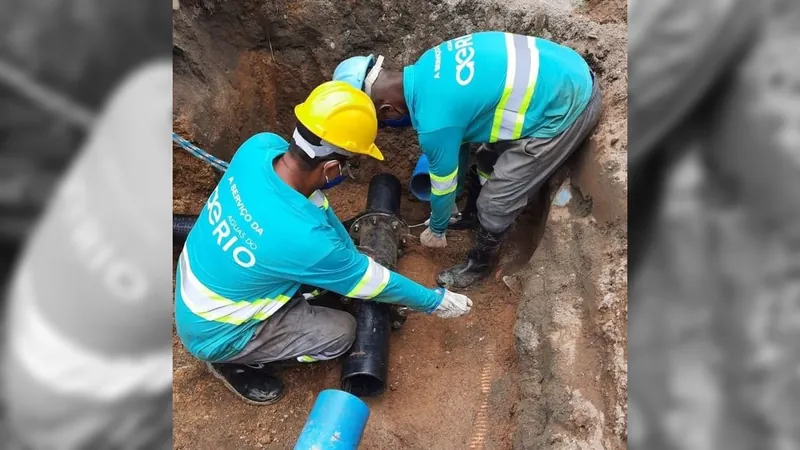 Serviço de manutenção em tubulação no Méier realizado pela Águas do Rio é adiado