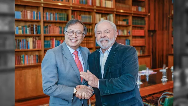 Lula se reúne com presidente da Colômbia para discutir Amazônia e meio ambiente