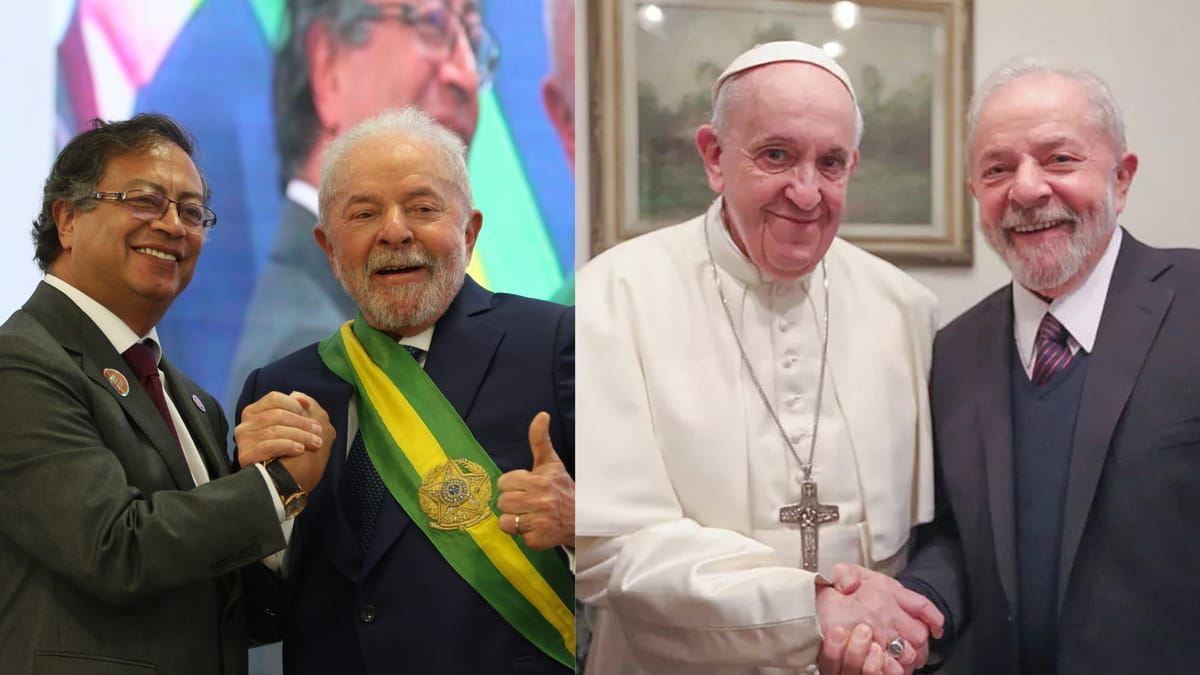 Lula e Papa Francisco — Planalto