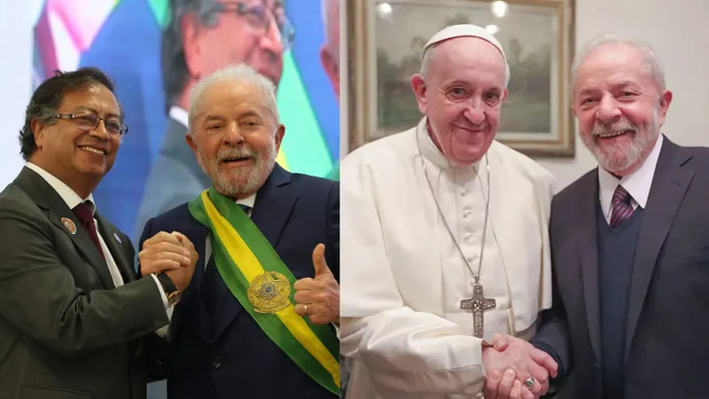 Lula tem agenda com presidente da Colômbia e ligação com Papa Francisco