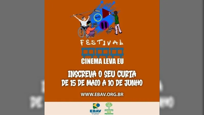 Festival 'Cinema Leva Eu' tem inscrições abertas até 10 de junho