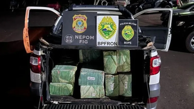 Polícia Federal apreende meia tonelada de drogas em Foz do Iguaçu