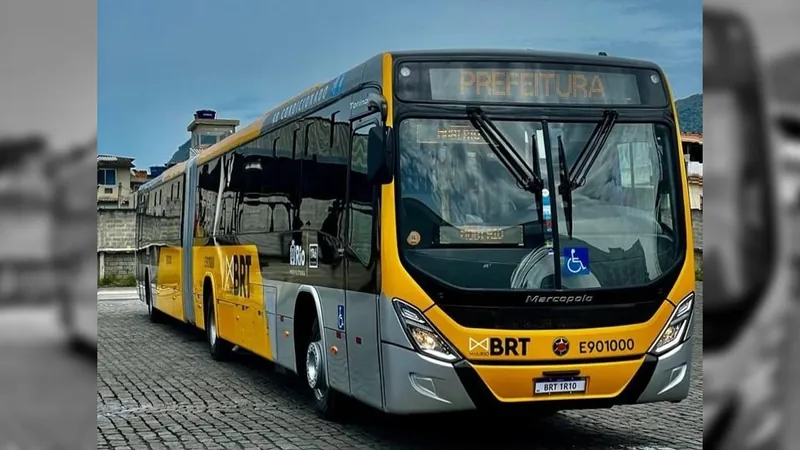 Casos de vandalismo nos ônibus do BRT do Rio tem uma redução de 90%