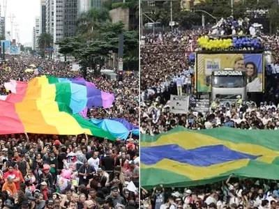 Parada LGBTQIA+ e Marcha para Jesus prometem recorde de público neste feriadão