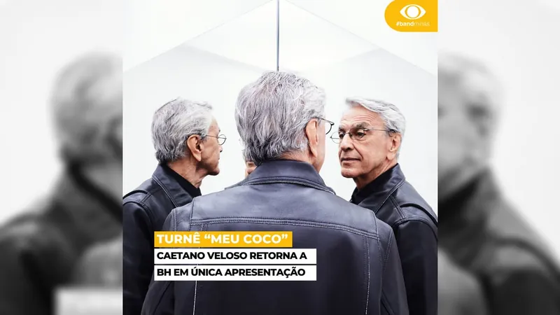 Caetano Veloso se apresenta em BH