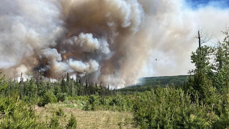 Fumaça de incêndios no Canadá chegará na Europa