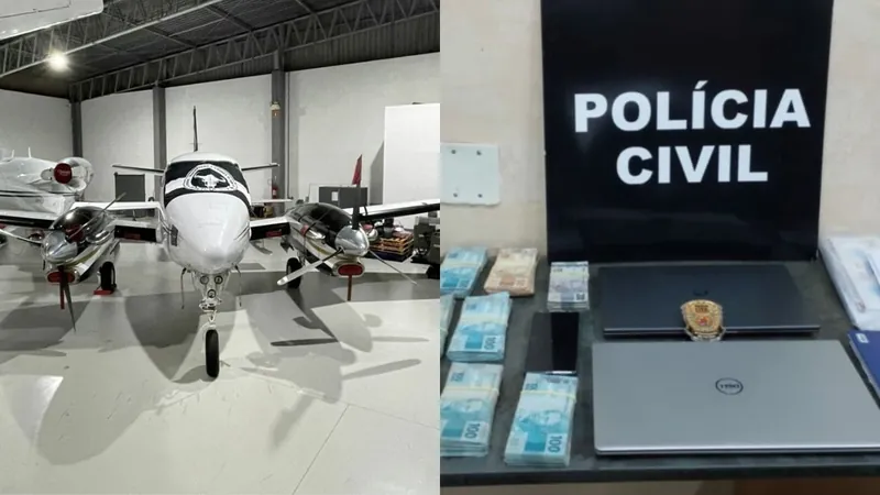 Polícia apreende avião de R$ 10 milhões de quadrilha que falsificava agrotóxicos