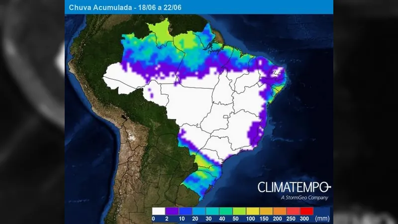 Outono termina com tempo seco no Centro-Sul e temperaturas amenas no Sul