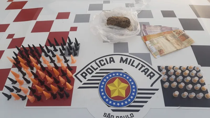 Polícia Militar prende homem por tráfico de drogas em Guaratinguetá