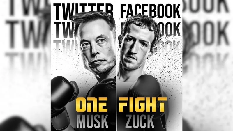 Possível luta entre Elon Musk e Mark Zuckerberg viraliza na internet