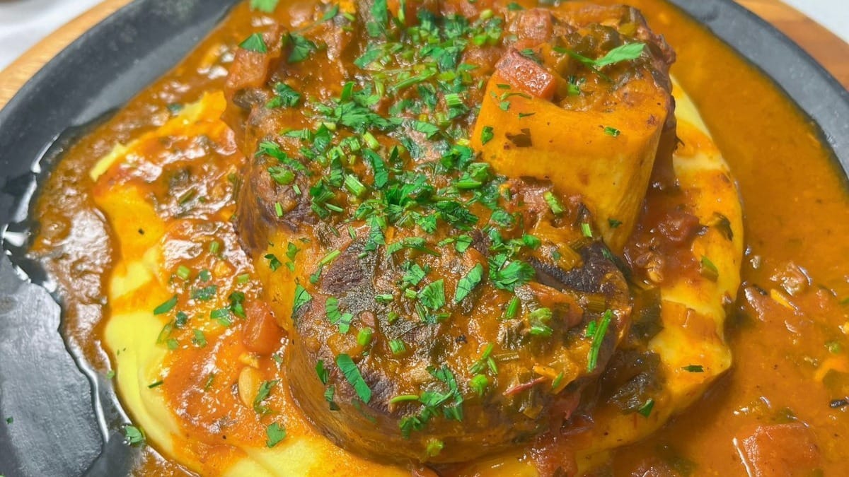 Ossobuco com purê de batata e agrião | Band Receitas