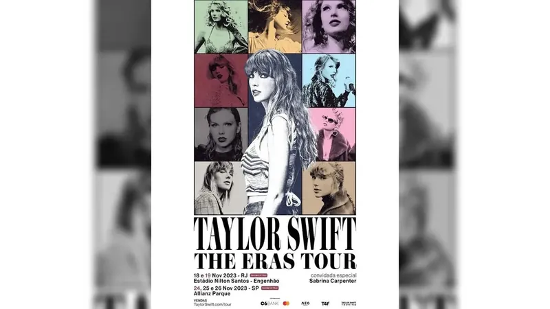 Cantora Taylor Swift anuncia show extra no Rio de Janeiro