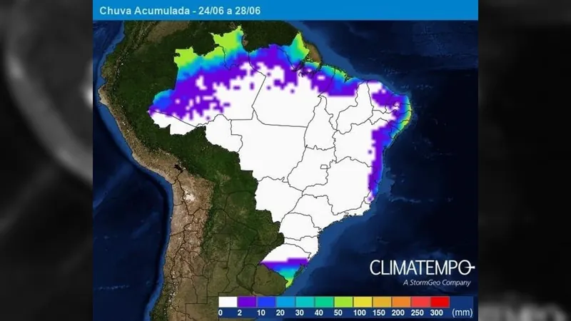 Calor e tempo seco predominam na 1ª semana do inverno