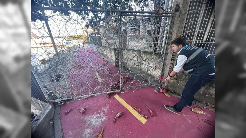 Fogo de Chão pede desculpas pela colocação de um portão em trecho da ciclovia