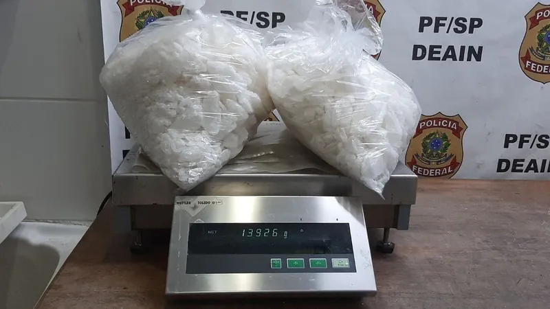 Polícia Federal apreende 14kg de droga sintética no Aeroporto de Guarulhos