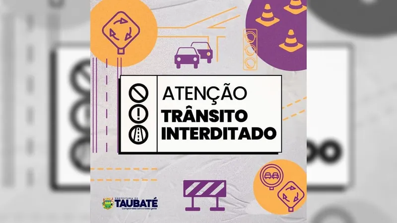 SEMOB interdita dois viadutos para obras, em Taubaté