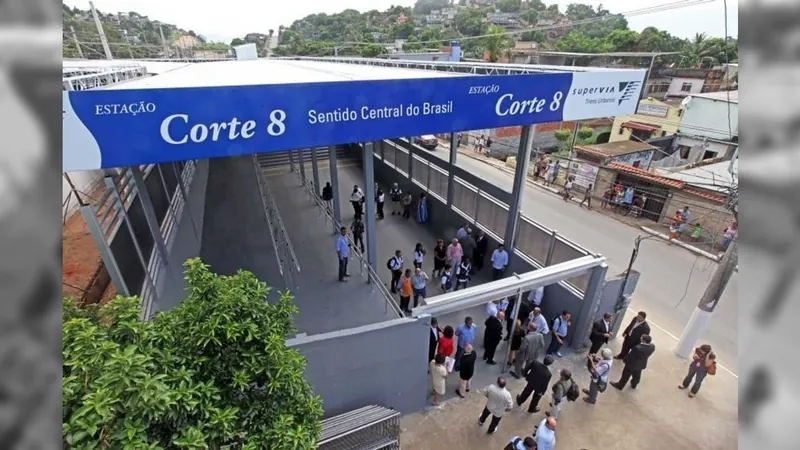 Duas pessoas são presas furtando cabos  da SuperVia na estação Corte Oito