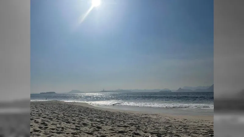 Praia do Flamengo, na Zona Sul do Rio, está liberada para banho