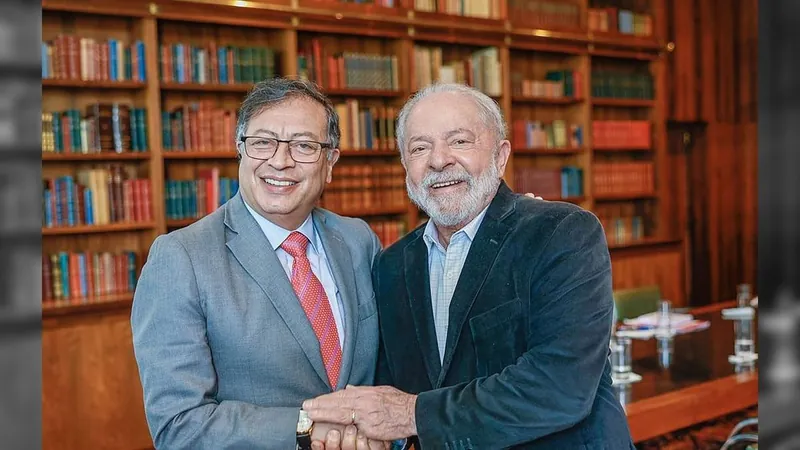 Reunião entre Gustavo Petro e Lula
