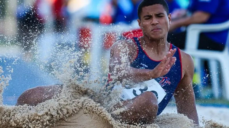 A posição foi alcançada no revezamento 4x100