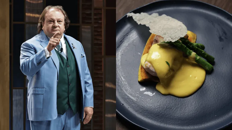 Jacquin elogia prato de Leonardo e diz que provou o melhor hollandaise do MasterChef