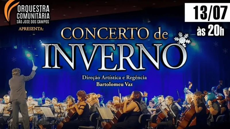 Concerto de Inverno celebra dia mundial do rock em São José dos Campos