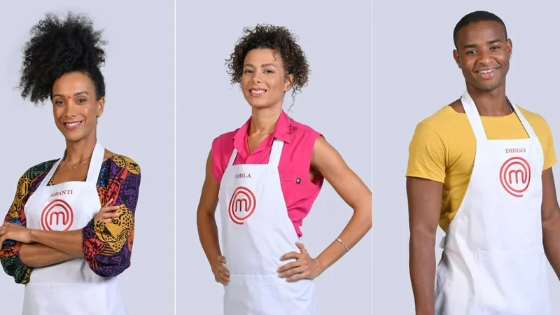 Camila reencontra Ashanti e Diego na repescagem do MasterChef; relembre treta