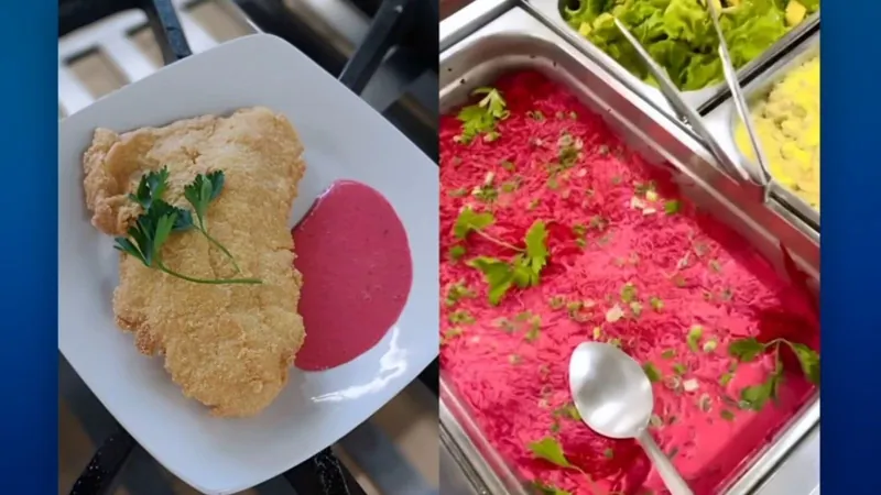 Restaurante de Universidade no Paraná lança cardápio com pratos cor-de-rosa