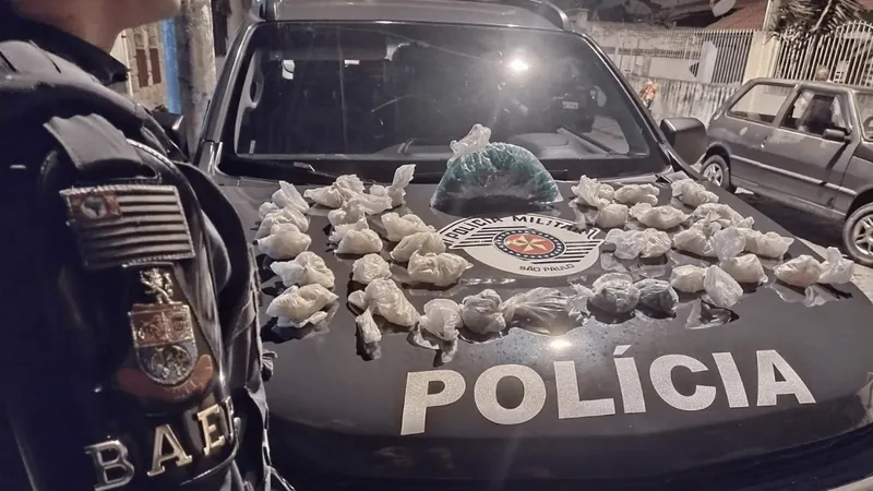 Polícia prende homem por tráfico de drogas em Lorena