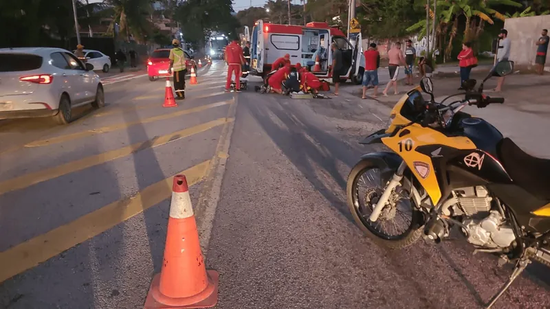 Idoso de 65 anos morre em acidente com motociclista em São Sebastião