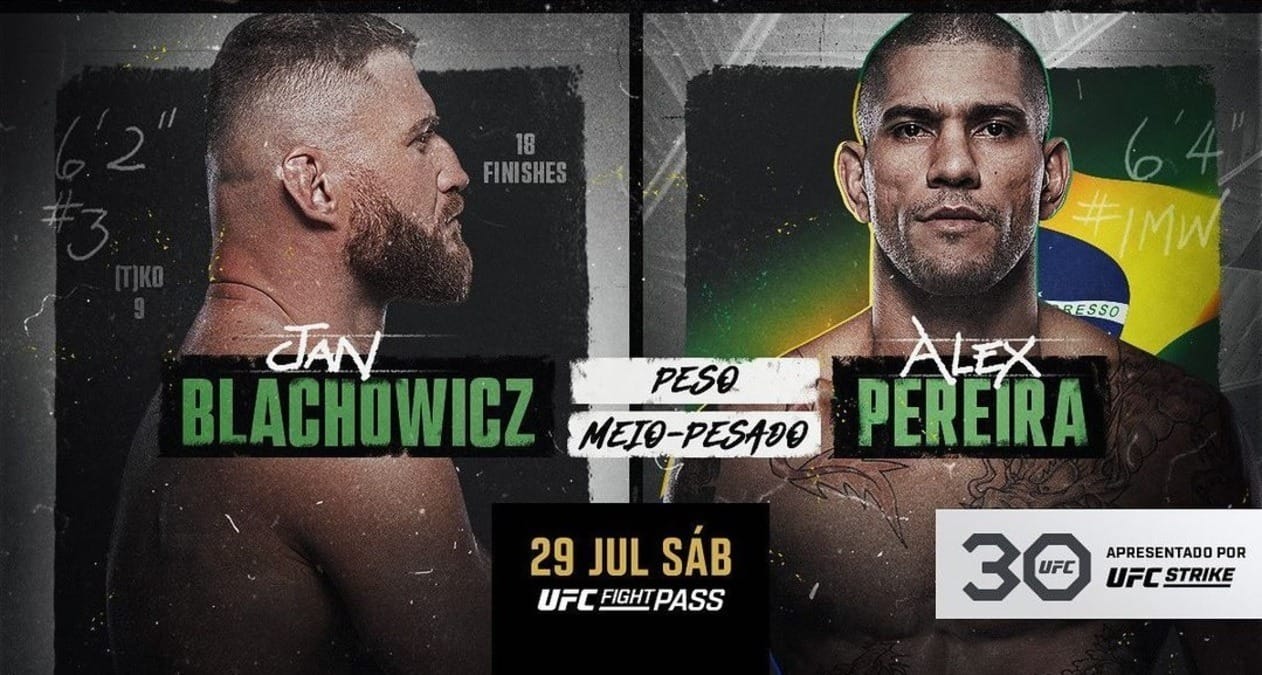 UFC 291: peso-médio brasileiro recebe chute 'fatal' de russo e é