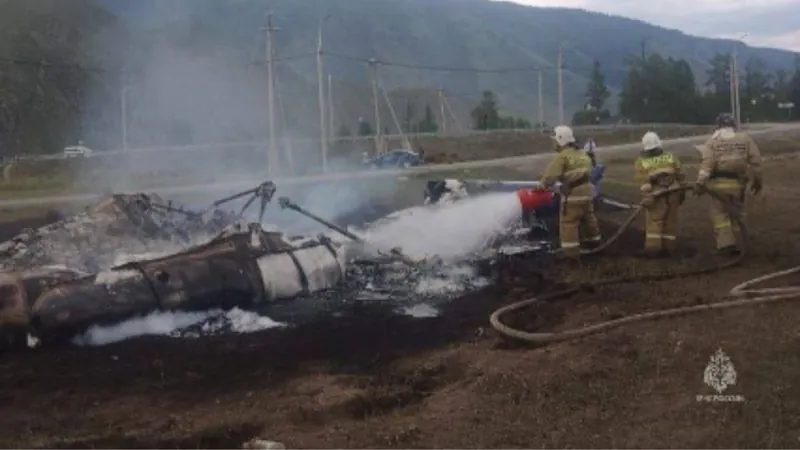 Quatro pessoas morrem em queda de helicóptero na Sibéria