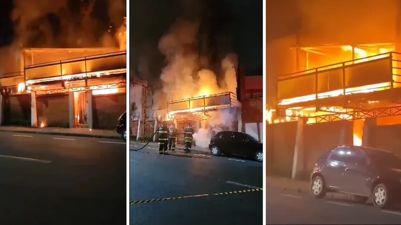 Casal e cachorro são encontrados mortos em restaurante atingido por incêndio