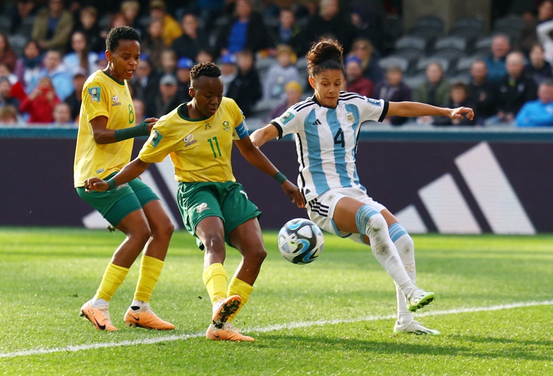 KTO Copa do Mundo Feminina: Em jogo eletrizante, Argentina busca empate com  África do Sul