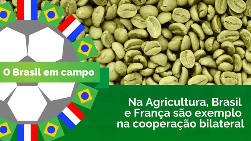 Parceiros no agro, Brasil e França se enfrentam no campo de futebol neste sábado