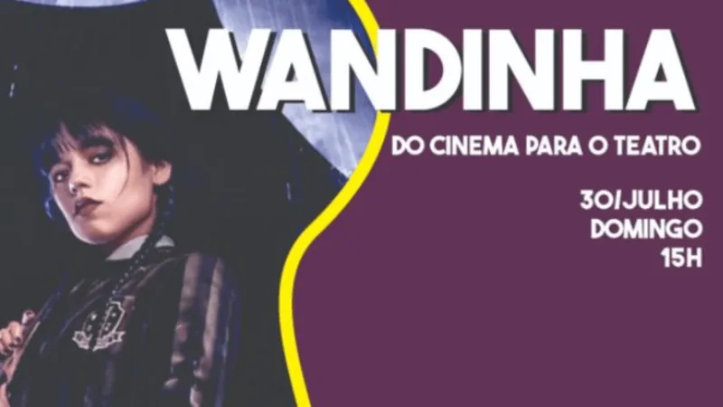 Espetáculo “Wandinha: da série para o teatro” é realizado em Ubatuba