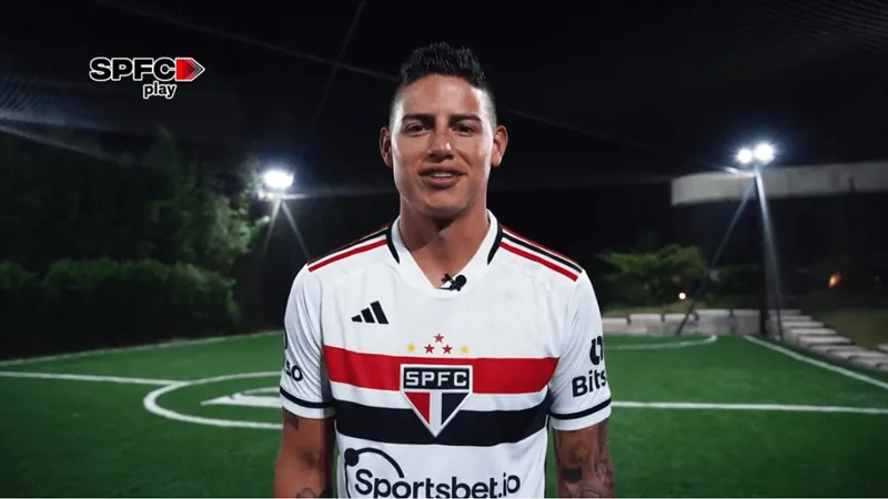 Com menção à Copa de 2014, São Paulo anuncia astro colombiano James Rodríguez