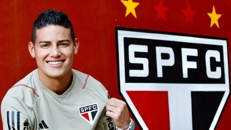 Sem rescisão! São Paulo e James Rodríguez conversam e colombiano voltará a jogar