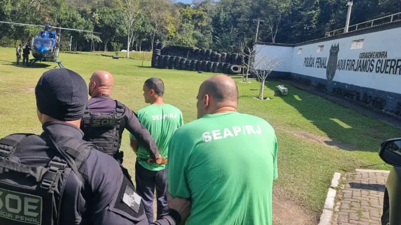 Três detentos são transferidos do Rio de Janeiro para Catanduvas