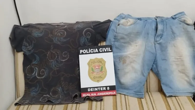 As roupas usadas no dia do crime foram apreendidas