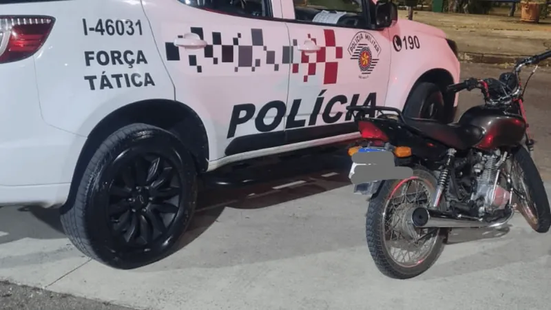 PM prende homem dupla por receptação de motocicleta em São José dos Campos