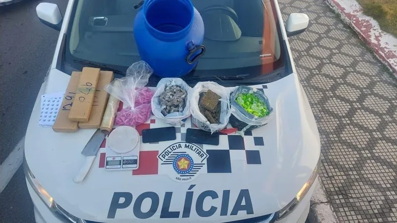 Polícia descobre depósito de drogas em Caçapava